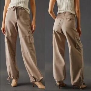 Anthropologie Pilcro Parachute Cargo Pants Neutral | Size 30